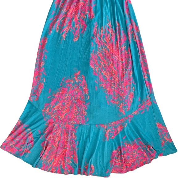 Lilly Pulitzer Moana Wrap Maxi Dress 🪸 - Picture 12 of 15